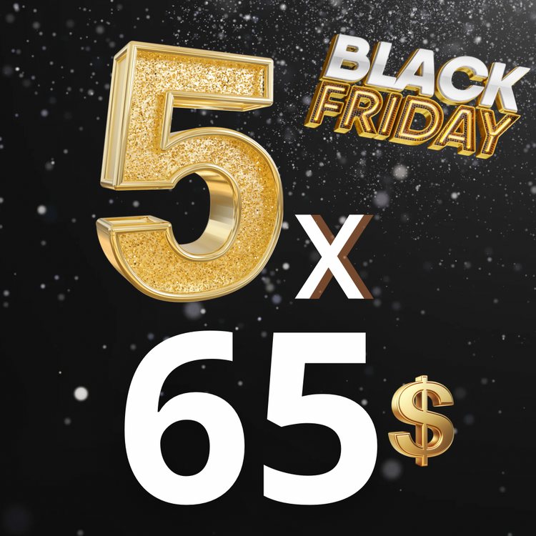 PROMO 5 x 65$